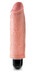 King Cock 6 Stiffy - vízálló, élethű vibrátor (15cm) - natúr