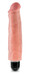 King Cock 7 Stiffy - vízálló, élethű vibrátor (18cm) - natúr